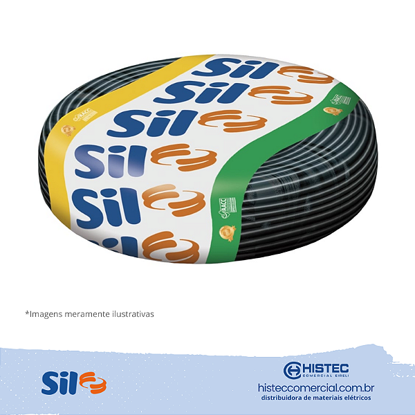 CABO FLEXSIL 750V 16,0MM2 PRETO POR METRO SIL