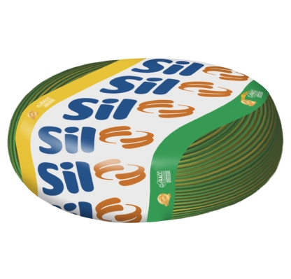 CABO FLEXSIL 750V 4,0MM2 ROLO 100m VERDE/AMARELO SIL