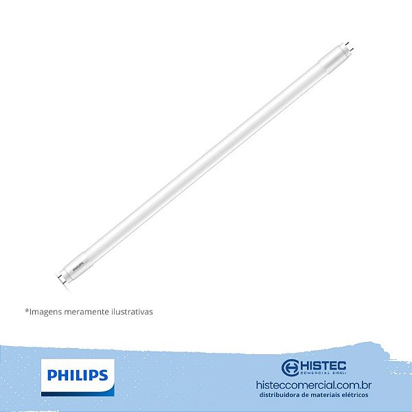 LÂMPADA LEDtube Philips 9W T8 900 lumens 600mm 6500K BIVOLT