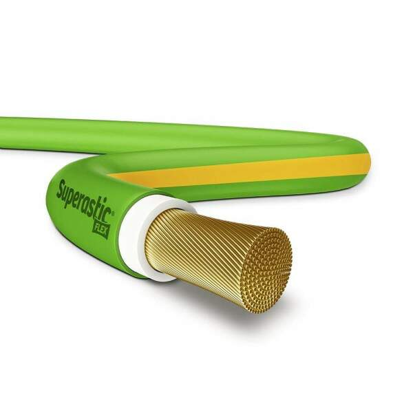 CABO 1,0MM2 PRYSMIAN SUPERASTIC FLEX 85ºC 750V VERDE/AMARELO ROLO 100m