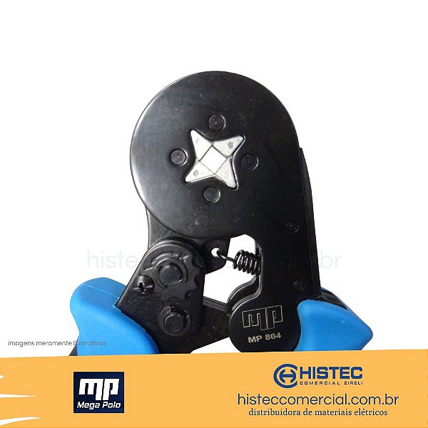 ALICATE CRIMPAGEM TERMINAL TUBULAR 0,25mm a 10mm2 MP864 LIGHT