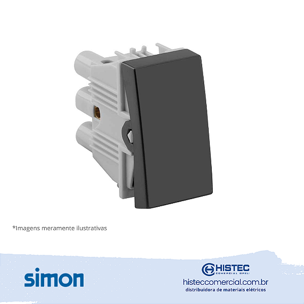 INTERRUPTOR INTERMEDIARIO 10A 250V GRAFITE SIMON 30.251-38