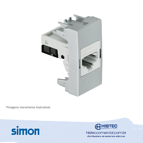 TOMADA RJ45 CAT6 ALUMINIO SIMON 30.481-34