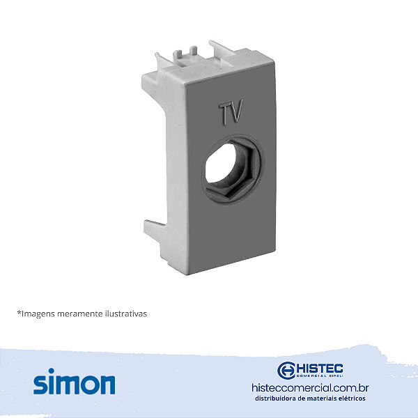 MODULO CEGO PARA CONECTOR COAXIAL ALUMINIO SIMON 30.802-34