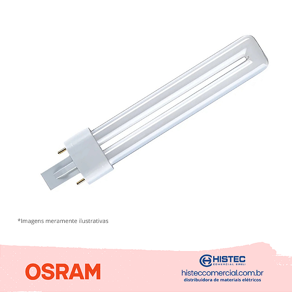 LÂMPADA DULUX S-E-4P 11W 21-840 BRANCA OSRAM