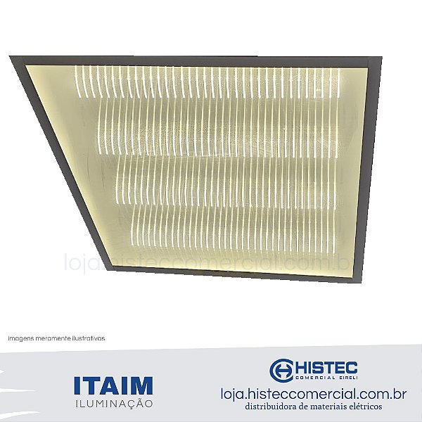 Luminária Led Quadrada Asteca M 32w 3000K Bivolt para Embutir Itaim Iluminação