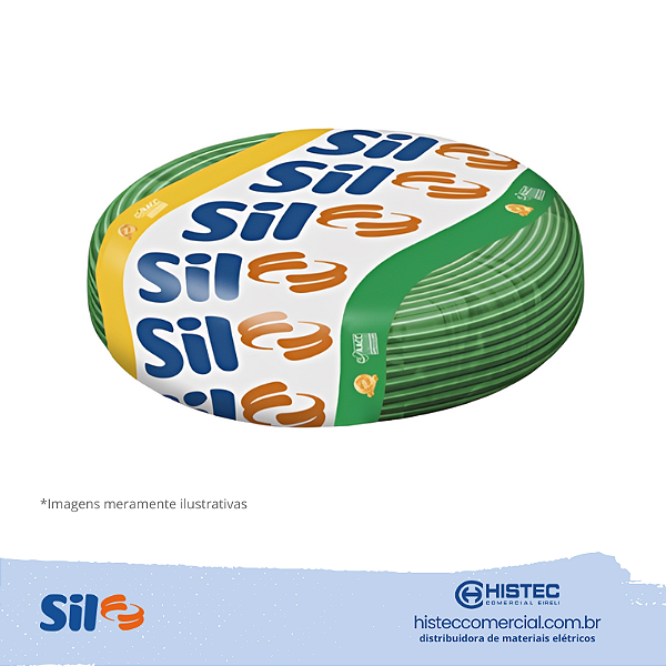 CABO FLEXSIL 750V 0,75MM2 COM 200 METROS VERDE SIL