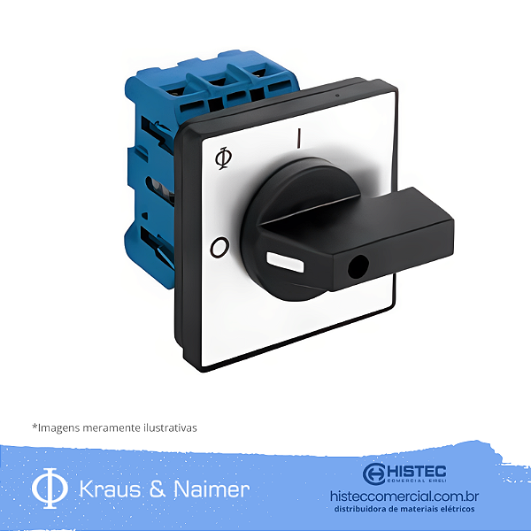 CHAVE TRANSFERÊNCIA 3P 100A KG100-K900.600-E KRAUS & NAIMER