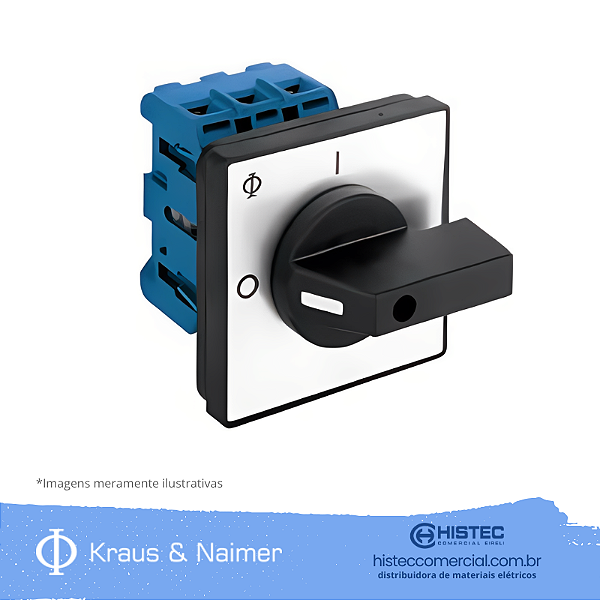 SECCIONADORA 3P 40A LIGA-DESLIGA KG41B-K300.BRA008-E NR-10 KRAUS & NAIMER