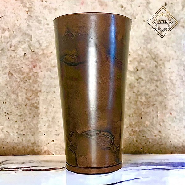 Vaso Polietileno Cone Liso Premium 4 com prato