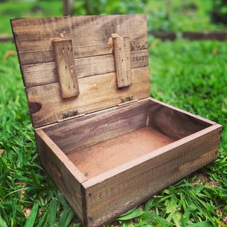 Maleta M de Madeira 32x23x13