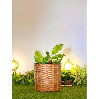 Vaso para plantas Cachepot Bambu 30x30