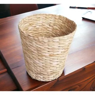 Kit com 2 Vasos afunilado de palha de taboa G