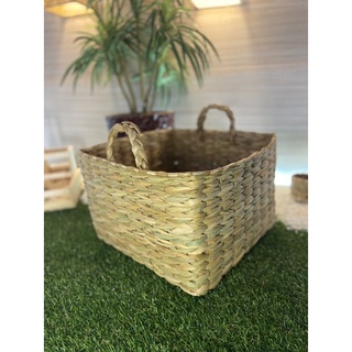 Kit com 2 Caixas de Palha de Taboa 38x25