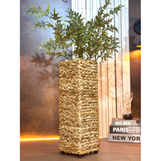 Vaso para plantas palha de Taboa Rústico 35cm