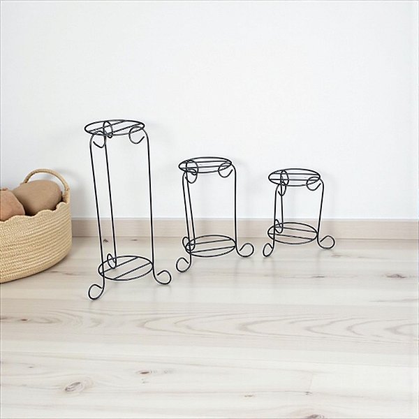 Kit 3 Arabescos de Ferro Suporte Jardim Decoração