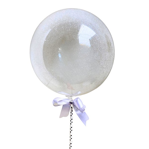 Balão com glitter