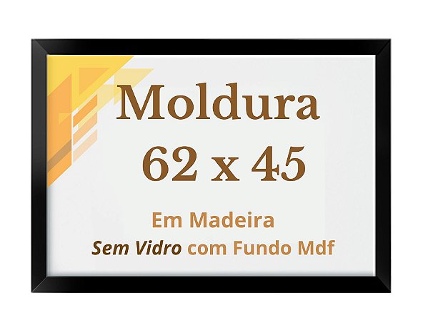 Moldura 62x45 P/ Quebra Cabeça 45x62 Sem Vidro