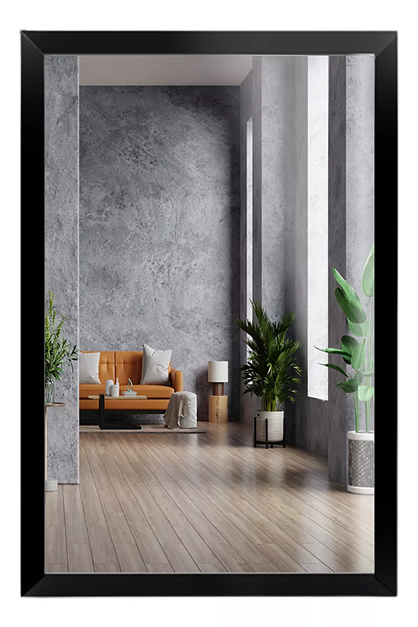 Espelho Decorativo Com Moldura Madeira 45x65 Ou 65x45 Luxo