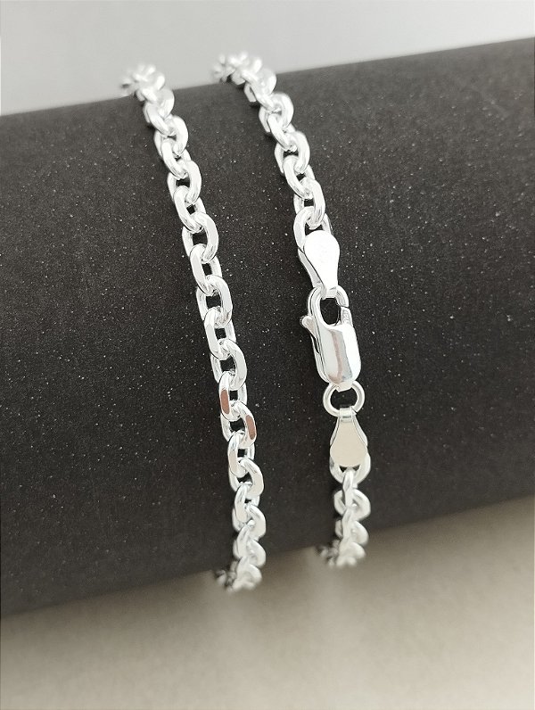 Pulseira Cartier - F120 - 5mm - 8.5g - 21cm - Prata Italiana 925