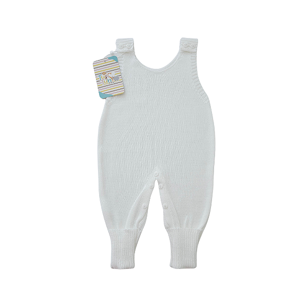 Salopete Pé Reversível - Branco