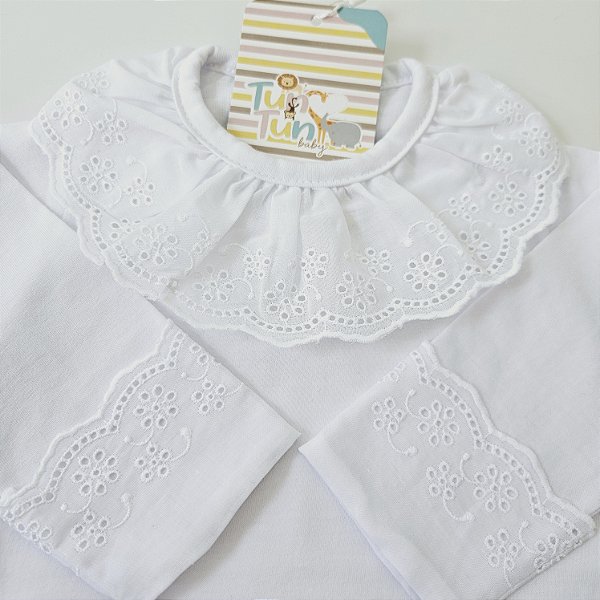 Body Bordado Inglês