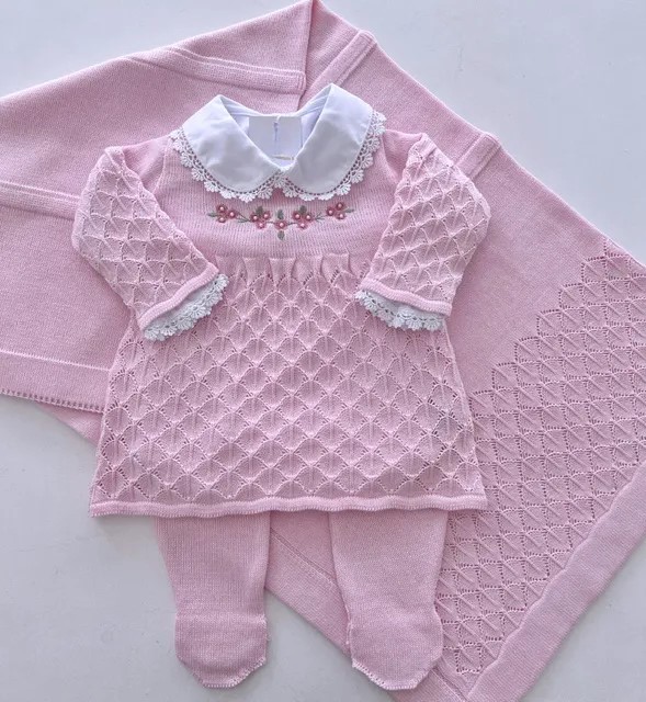 Saída Maternidade Baby Jasmin - Rosa