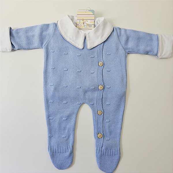 Macacão Henry - Azul bebê