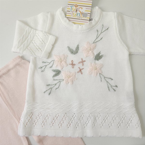 Vestido Bela Bordado - Rosa