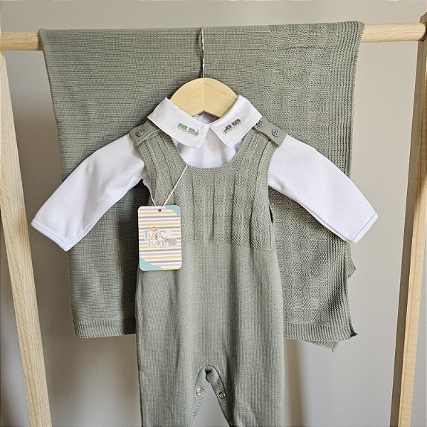 Saída Maternidade Baby Pedroca - Verde