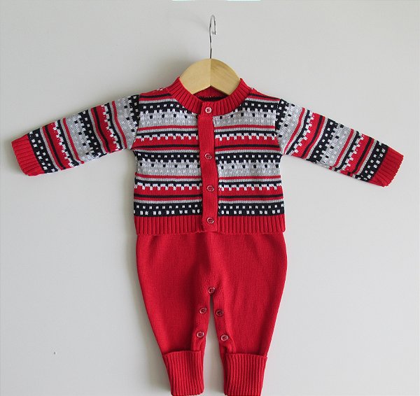 Conjunto Aventureiro - Vermelho