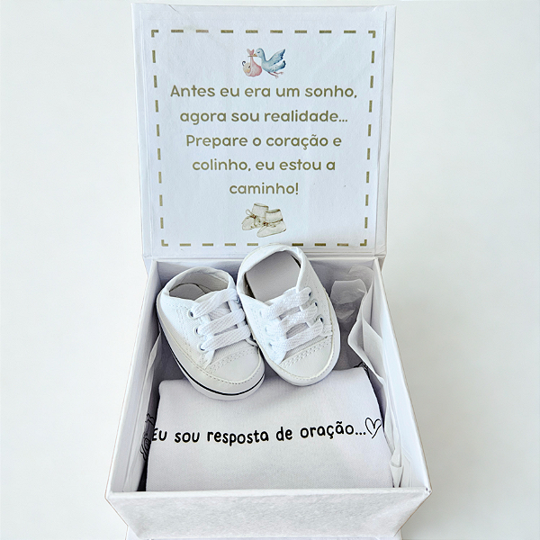 Caixa Revelação Gravidez