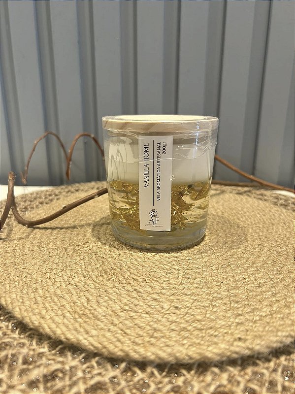 Vela Aromática Artesanal Vanilla Home – 200g
