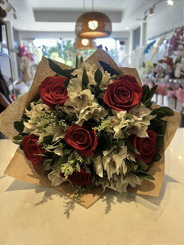 Ramalhete rosas vermelhas