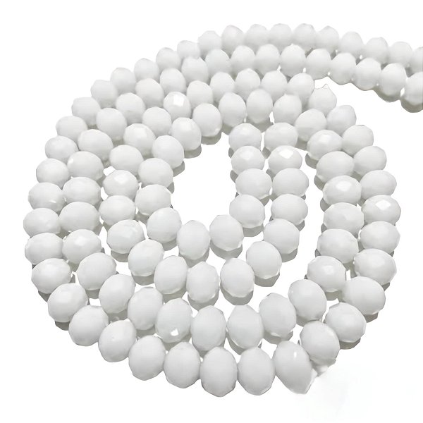 Fio de Cristal Branco - 6mm