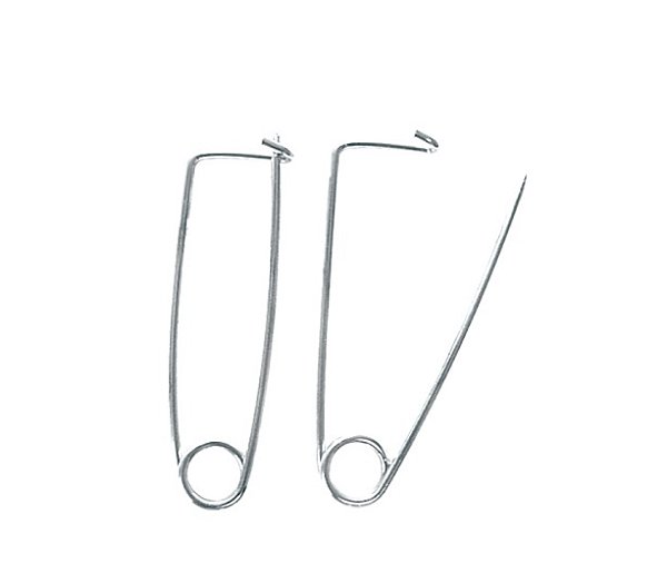 Alfinete para broche - 44mm - Pacote com 1.000 und