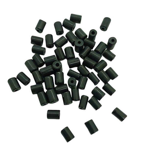 Contas - Tubo Indiano - Preto