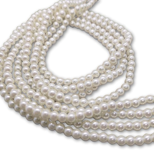 Pérola de Murano - 4mm - Creme