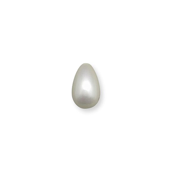 Pérola Shell Gota Meio Furo - 8mm x 12mm