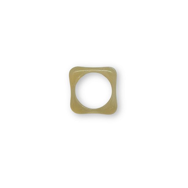 Elos de Acrílico sem Encaixe - Cor Bege Mescla - Pacote com 500g