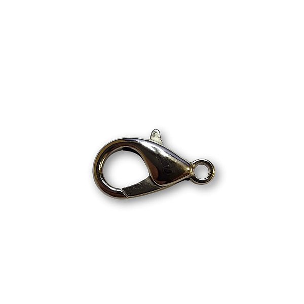 Fecho Lagosta Níquel - 14mm - Pacote com 500 peças