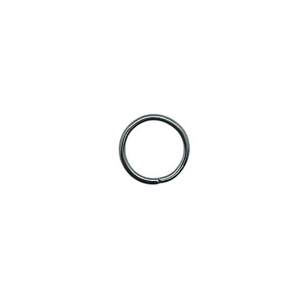 Argola de Ferro - 10mm - Banho Níquel