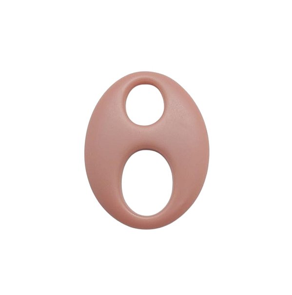 Fivela de Resina - Rosa Quartzo - Fosco
