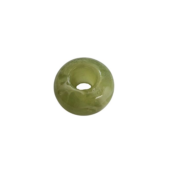 Entremeio Bóia de Resina - Verde Oliva Mescla Translúcido