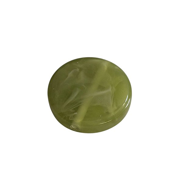 Entremeio Pastilha de Resina - Cor Verde Oliva Mescla Translúcido