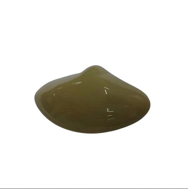 Fivela Concha De Resina - Cor Verde Militar