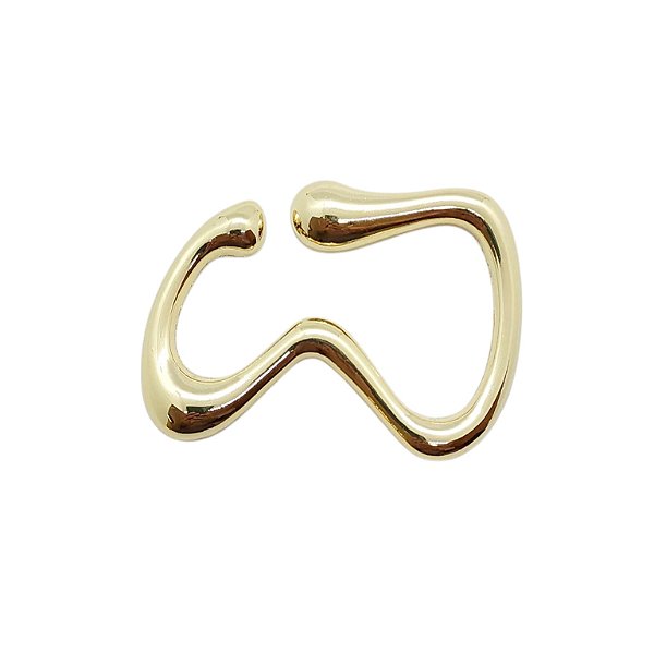 Entremeio Orgânico Délie - metal 6,2cm x 4,6cm Dourado