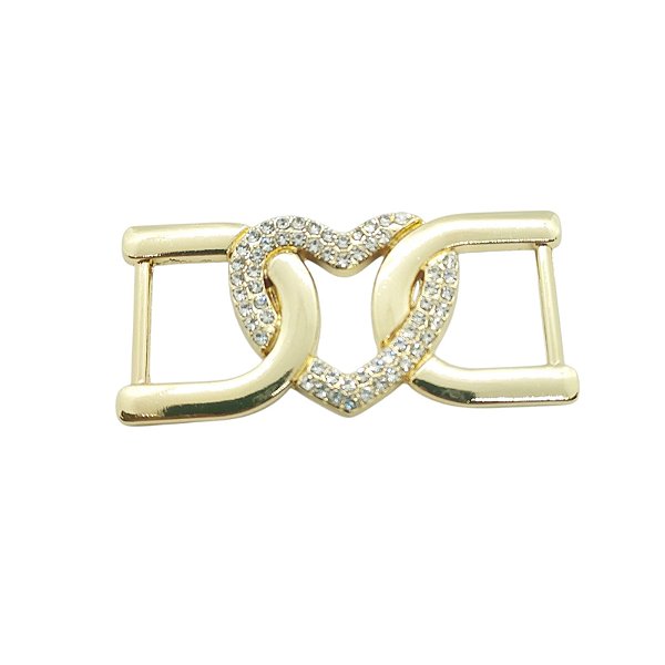 Entremeio Orgânico Amare - metal 6,2cm x 2,8cm Dourado