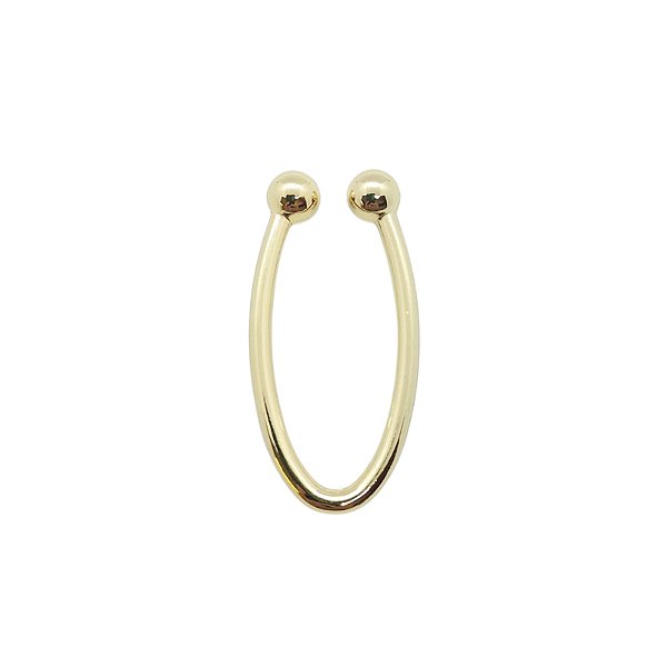 Entremeio Orgânico Lys d’Or - metal 4,4cm x 2,2cm Dourado