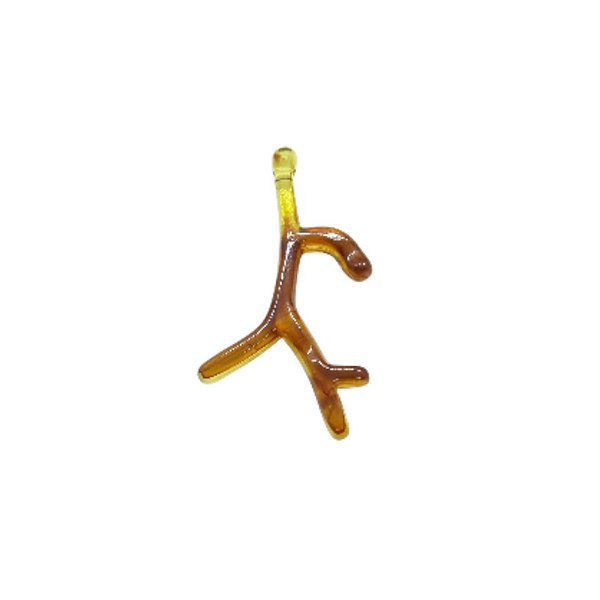 Pingente Galhos De Corais De Resina - Cor Tartaruga